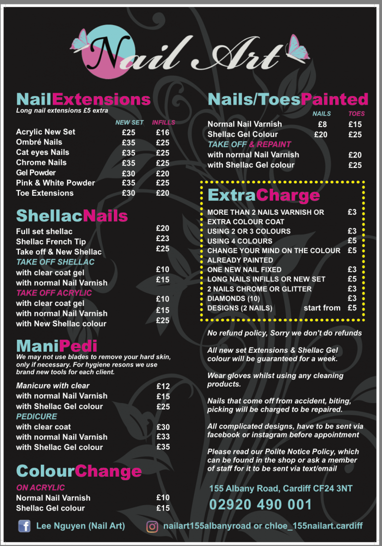 Professional nails care in Albany Road RoathCardiff South Glamorgan